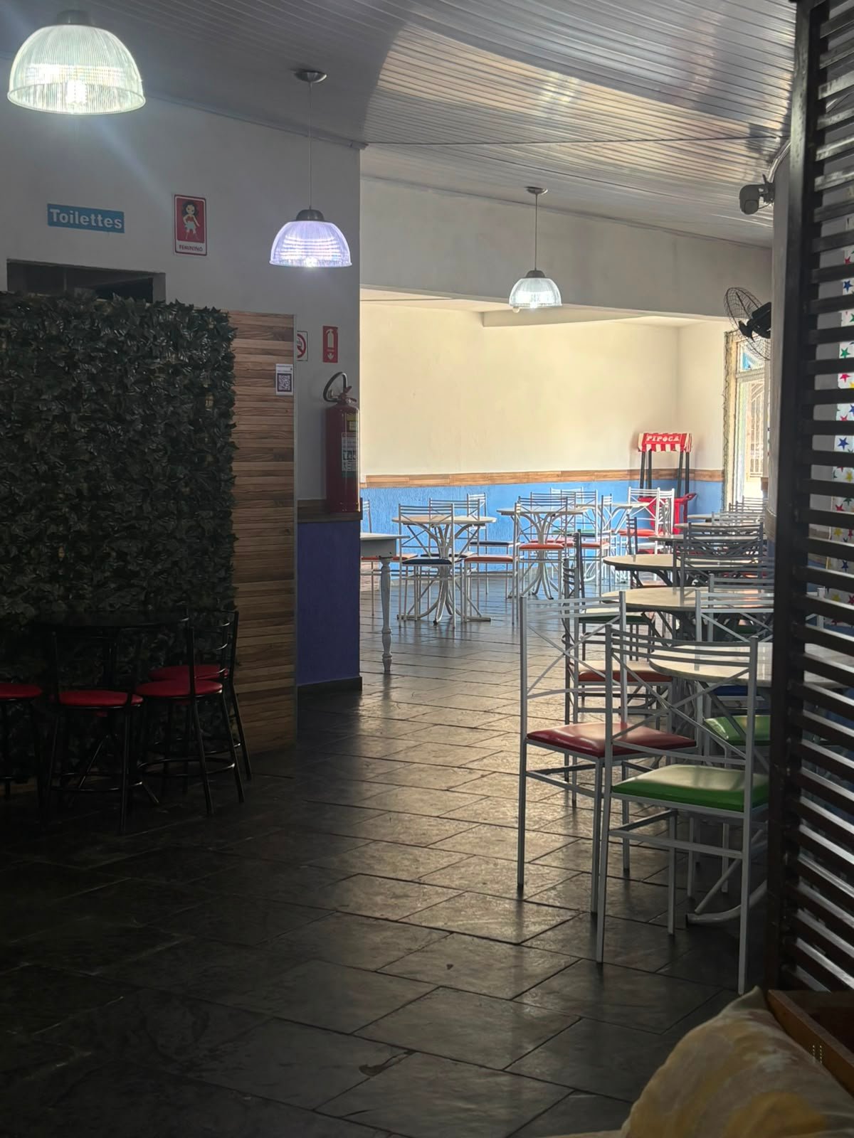 Decoração do salão